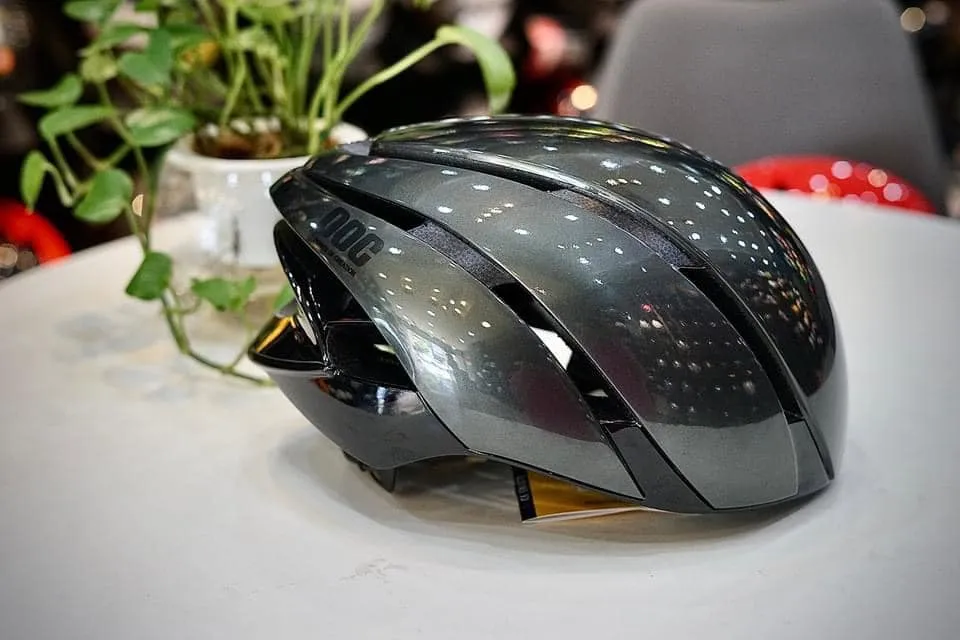  Nón POC P03 - Xám Titanium Bóng