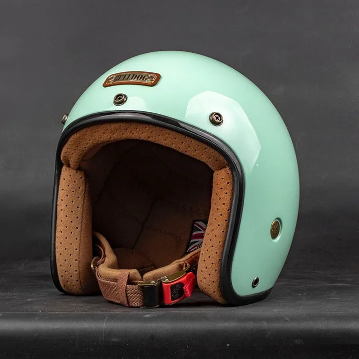 Mũ bảo hiểm 3/4 Bulldog Perro 4U Xanh Lá (Tặng khóa số)