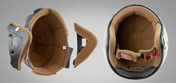 Mũ bảo hiểm 3/4 Bulldog Perro 4U Xước Đồng (Tặng khóa số)