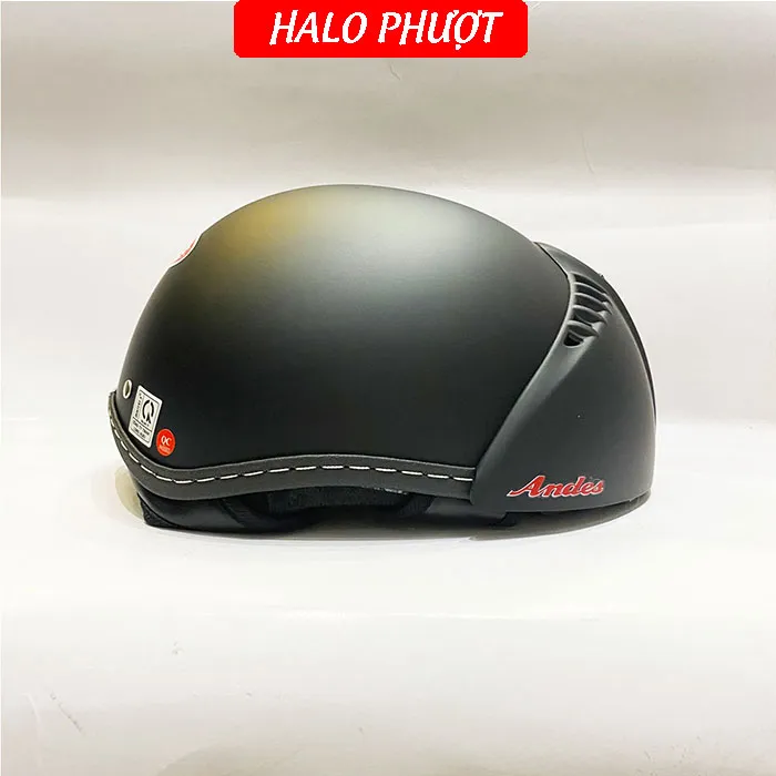 Nón bảo hiểm Andes 181 Đen Nhám