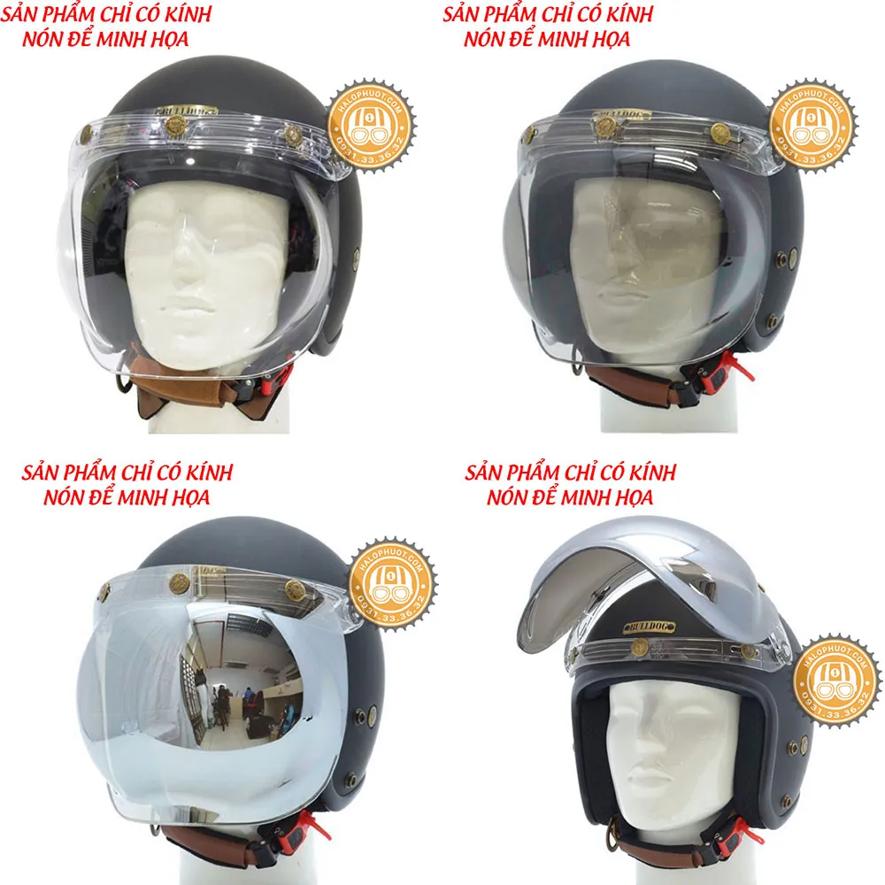 Kính Bubble Bulldog chính hãng (Kính Bầu - Nhiều Màu)