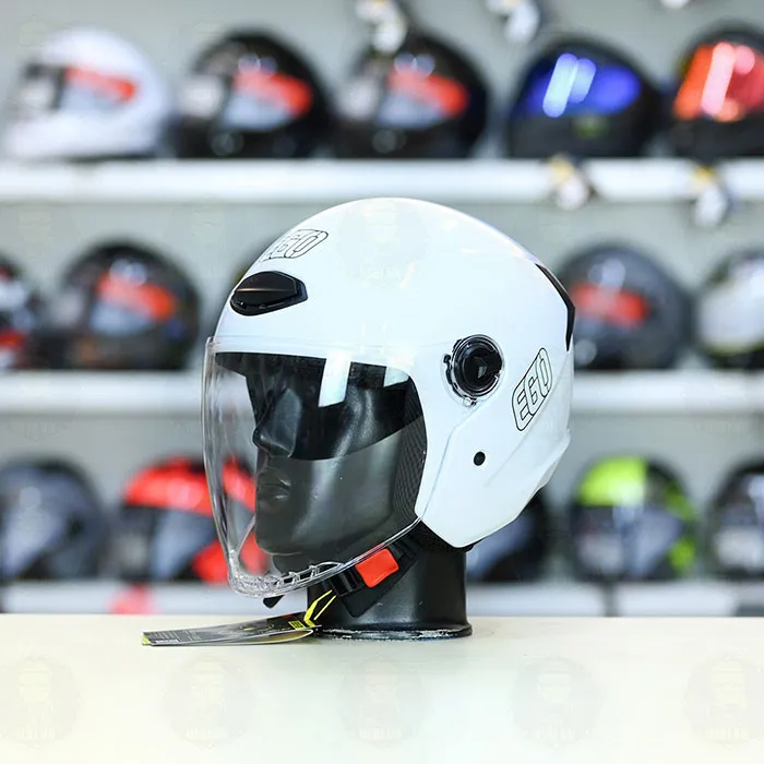 Mũ Bảo Hiểm 3/4 EGO E-31 E31 Có Kính Trắng Bóng