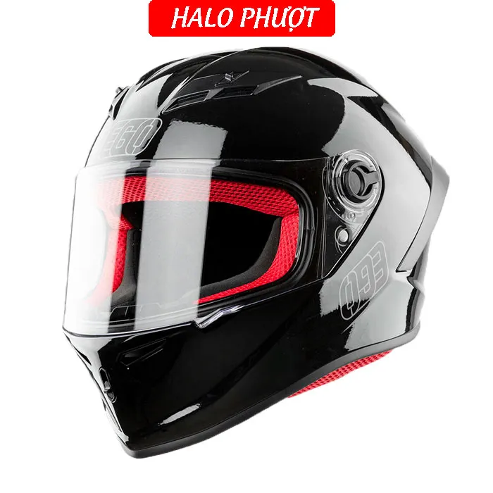 Mũ Fullface EGO E7 Đen Bóng