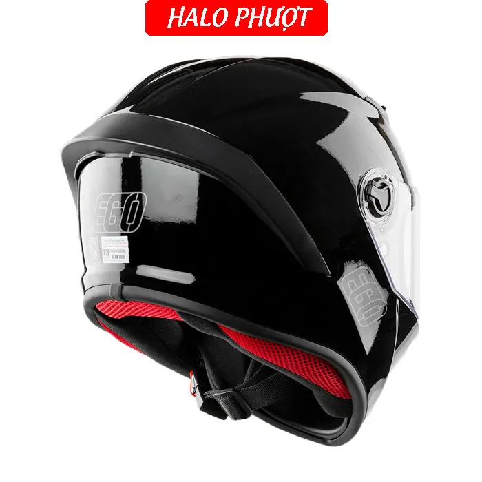 Mũ Fullface EGO E7 Đen Bóng