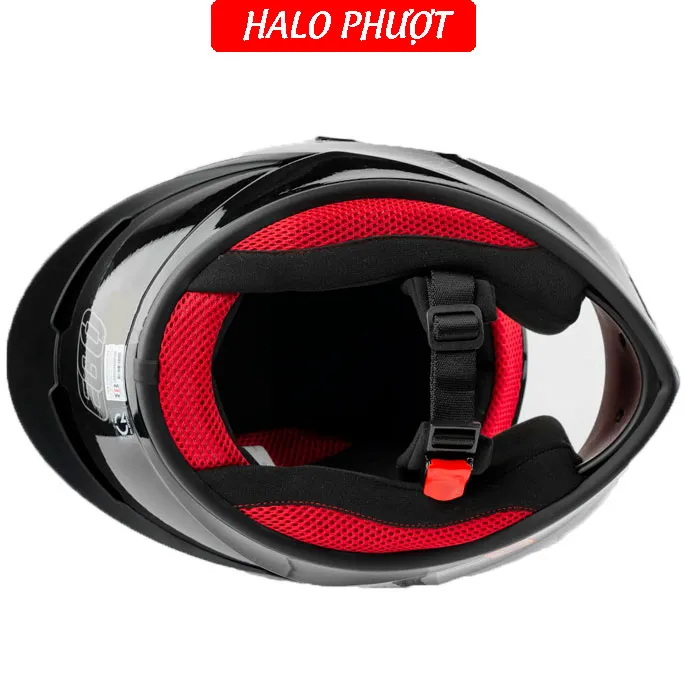 Mũ Fullface EGO E7 Đen Bóng