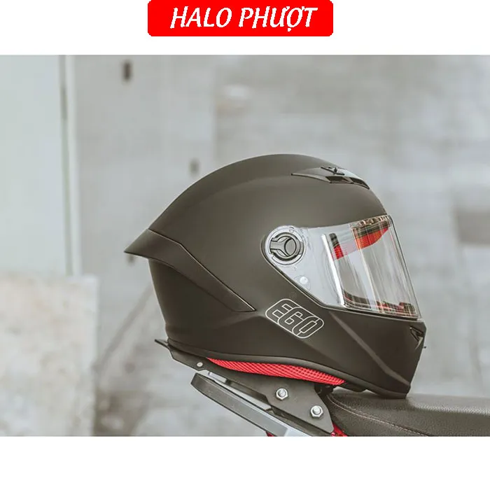 Mũ Fullface EGO E7 Đen Nhám