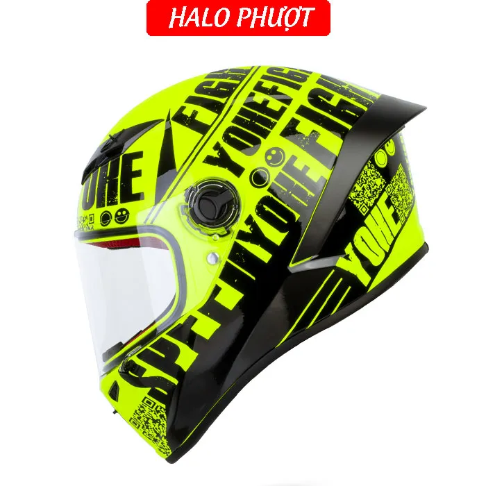 Mũ Fullface EGO E7 Tem V15 Vàng