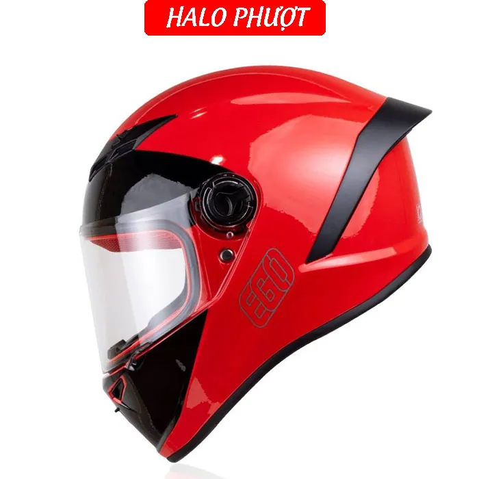 Mũ Fullface EGO E7 Tem V2 Đỏ
