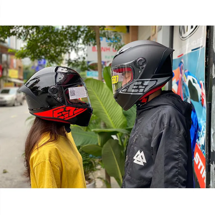 Mũ Fullface EGO E7 Tem V3 Đen Xám