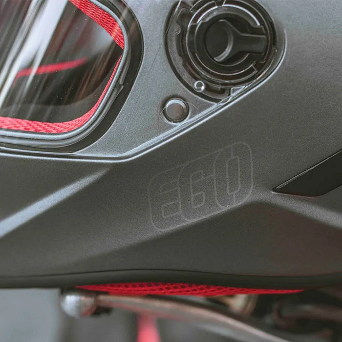 Mũ Fullface EGO E7 Xám Nhám