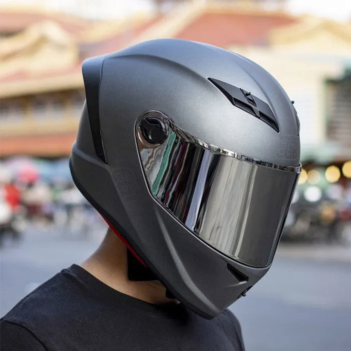 Mũ Fullface EGO E7 Xám Nhám