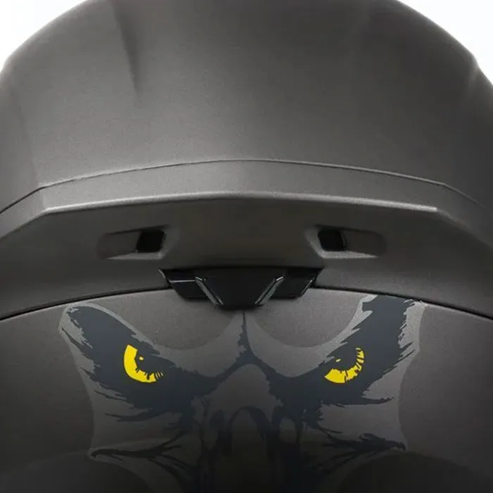 Mũ bảo hiểm Fullface lật hàm EGO E9 Xám Nhám