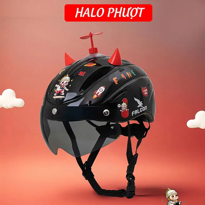 Nón Thể Thao POC FALCON CITY Đen Bóng