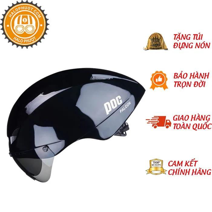 Nón POC FALCON Đen Bóng