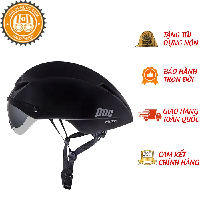 Nón POC FALCON Đen Nhám