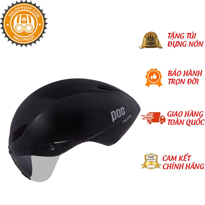 Nón POC FALCON Đen Nhám