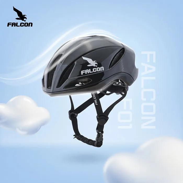 Nón Falcon F01 Đen Bóng