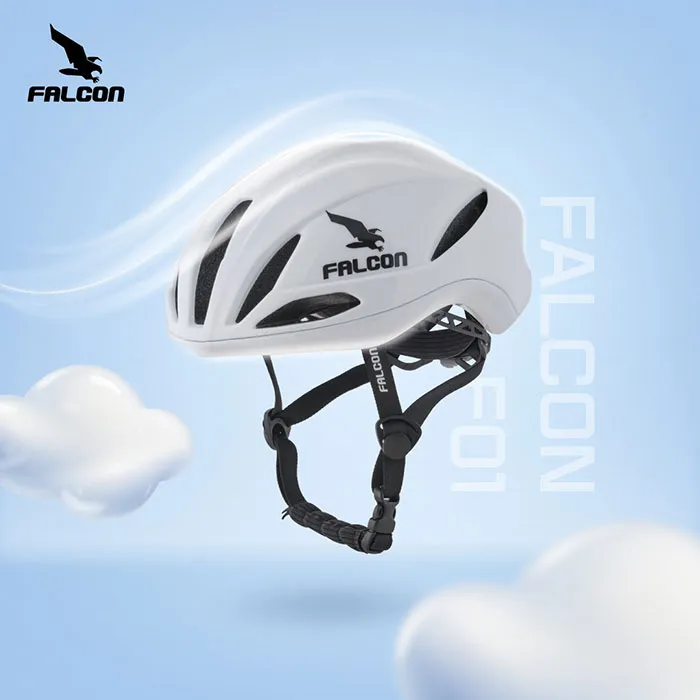 Nón Falcon F01 Trắng Bóng