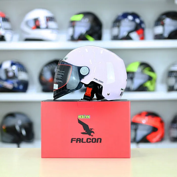 Nón Bảo Hiểm Trẻ Em POC Falcon F18 Màu Hồng (Chuẩn Xe Máy)