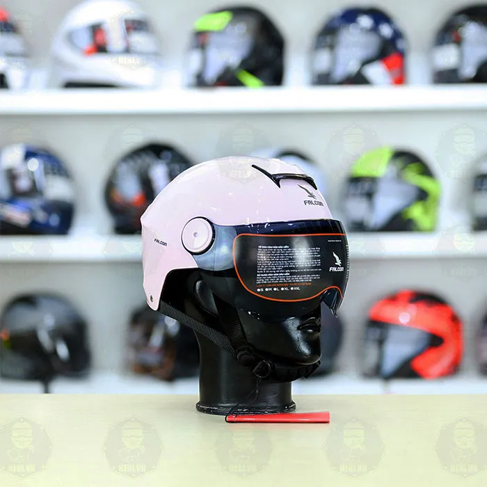 Nón Bảo Hiểm POC Falcon F19 Màu Hồng (Chuẩn Xe Máy)