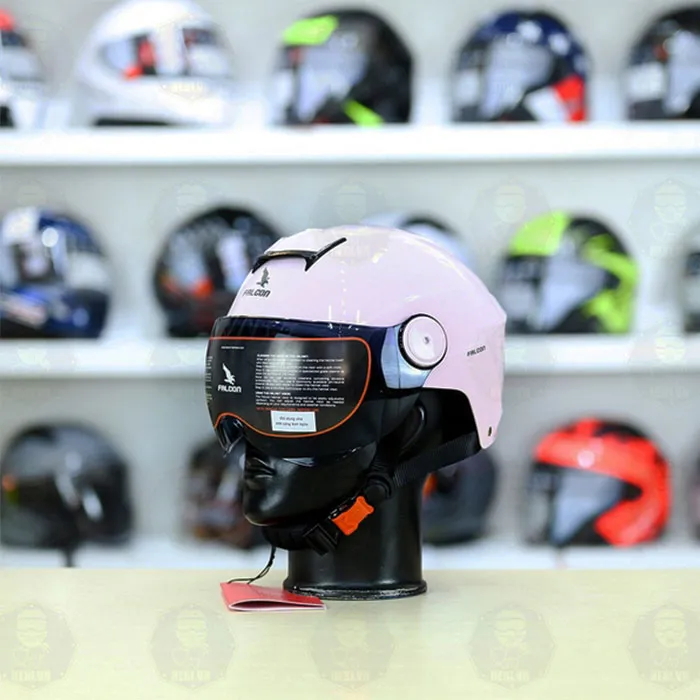 Nón Bảo Hiểm POC Falcon F19 Màu Hồng (Chuẩn Xe Máy)