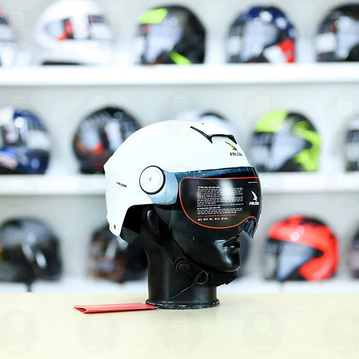 Nón Bảo Hiểm POC Falcon F19 Màu Trắng (Chuẩn Xe Máy)