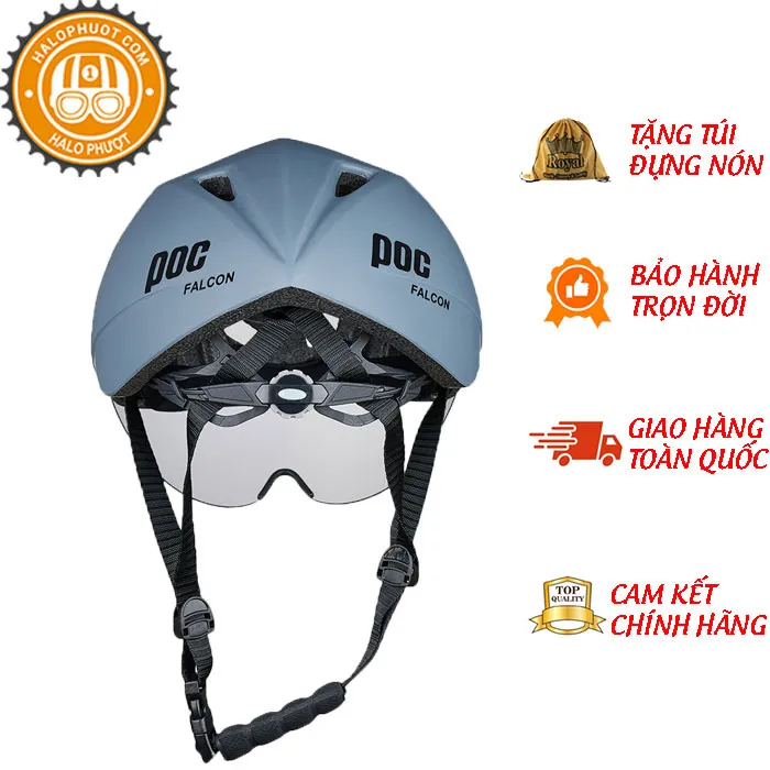 Nón POC FALCON Xám Xi Măng Nhám
