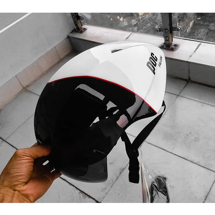 Nón POC FALCON Trắng Đen