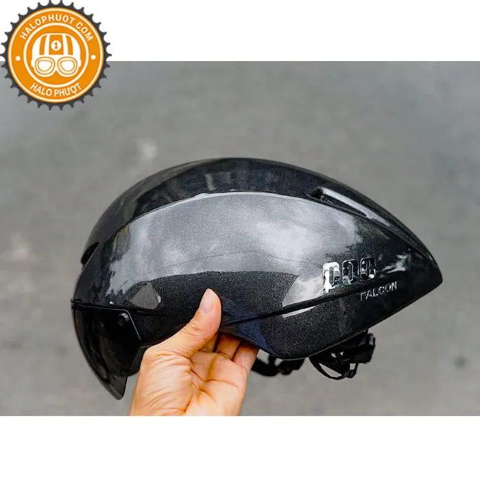 Nón POC FALCON Xám Bóng (Gun Bóng)