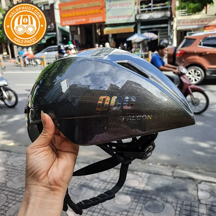 Nón POC FALCON Xám Bóng (Gun Bóng)