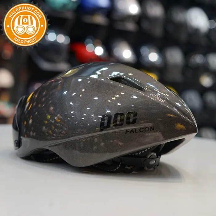 Nón POC FALCON Xám Bóng (Gun Bóng)