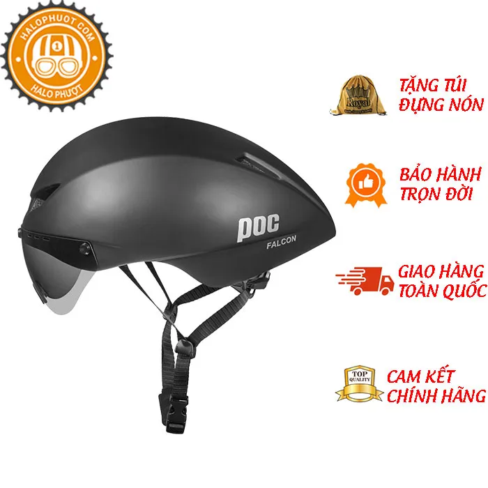 Nón POC FALCON Xám Titanium Nhám