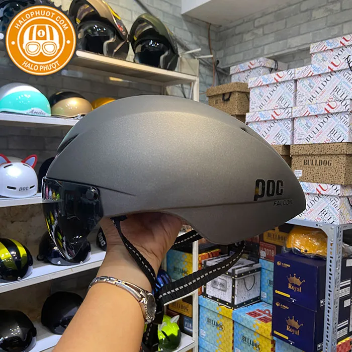 Nón POC FALCON Xám Titanium Nhám