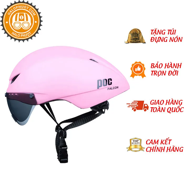 Nón POC FALCON Hồng Nhám