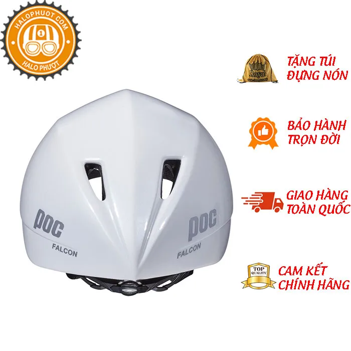 Nón POC FALCON Trắng Bóng