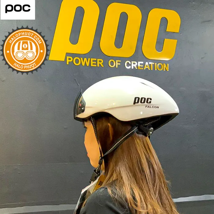 Nón POC FALCON Trắng Bóng