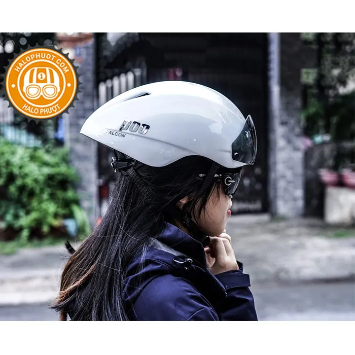 Nón POC FALCON Trắng Bóng