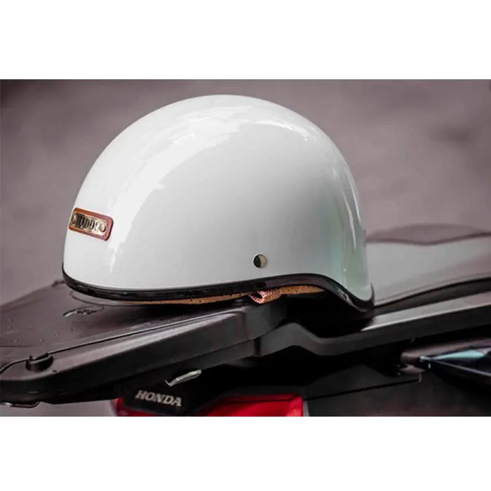 Nón nửa đầu Bulldog GANG Trắng