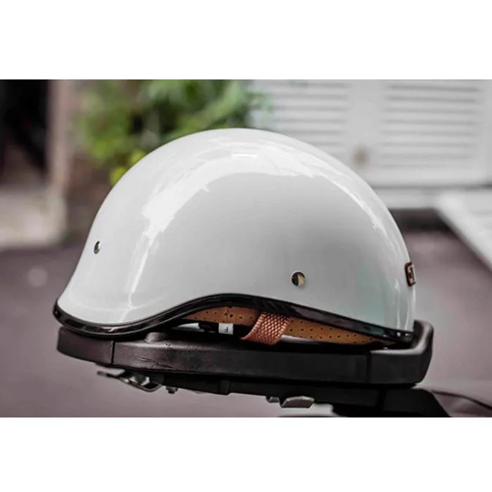 Nón nửa đầu Bulldog GANG Trắng