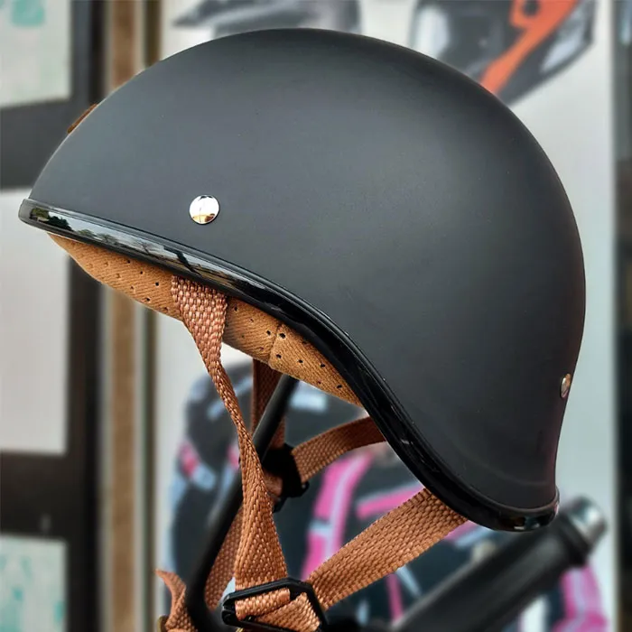 Nón nửa đầu Bulldog GANG Đen Nhám