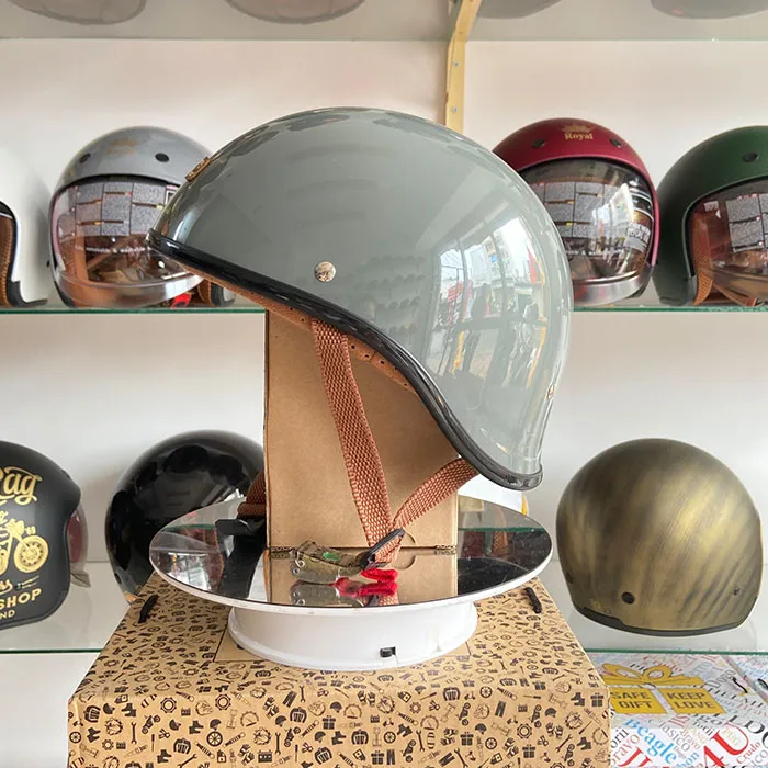 Nón nửa đầu Bulldog GANG Xám