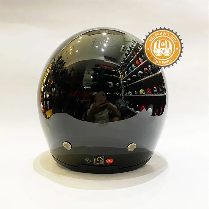 Mũ bảo hiểm Royal M139 kính âm Đen Bóng
