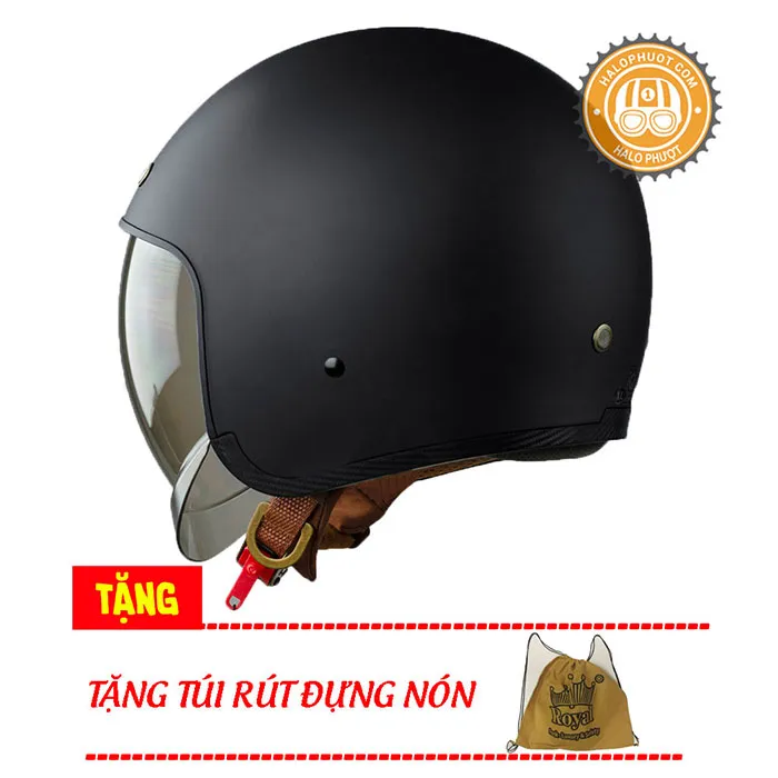 Mũ bảo hiểm Royal M139 kính âm Đen Nhám