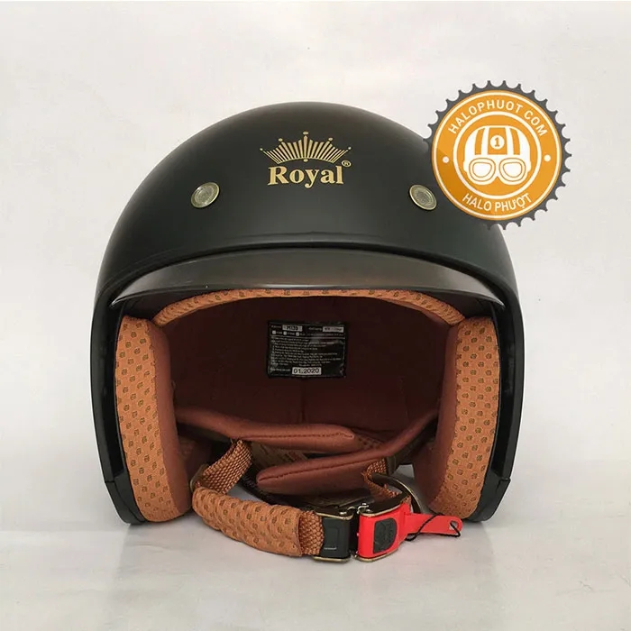 Mũ bảo hiểm Royal M139 kính âm Đen Nhám