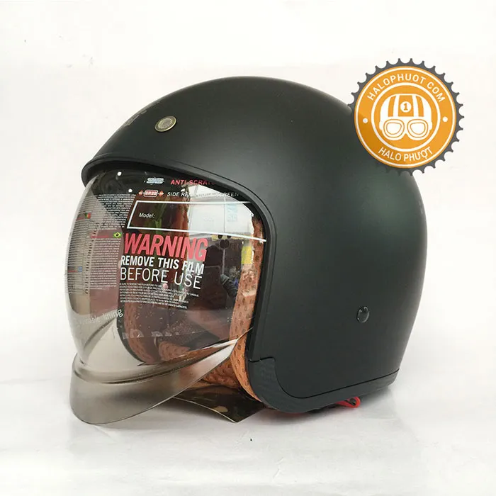 Mũ bảo hiểm Royal M139 kính âm Đen Nhám