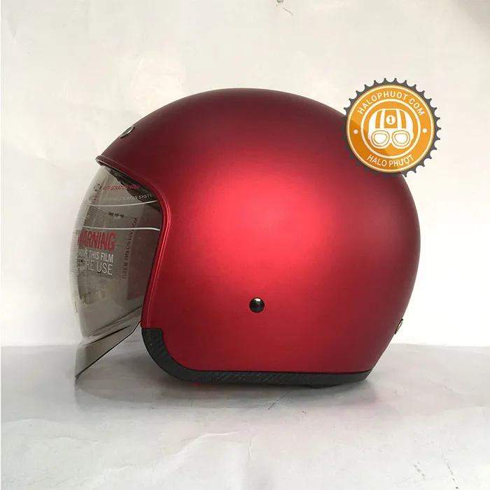 Mũ bảo hiểm Royal M139 kính âm Đỏ Đô