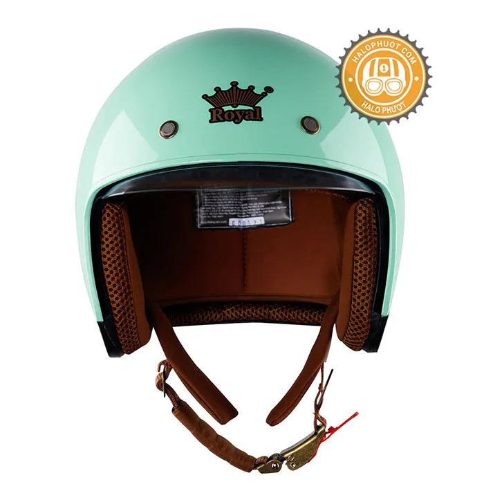 Mũ bảo hiểm Royal M139 kính âm Xanh Mint