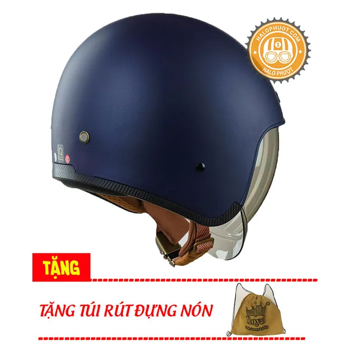 Mũ bảo hiểm Royal M139 kính âm Mực Nhám 