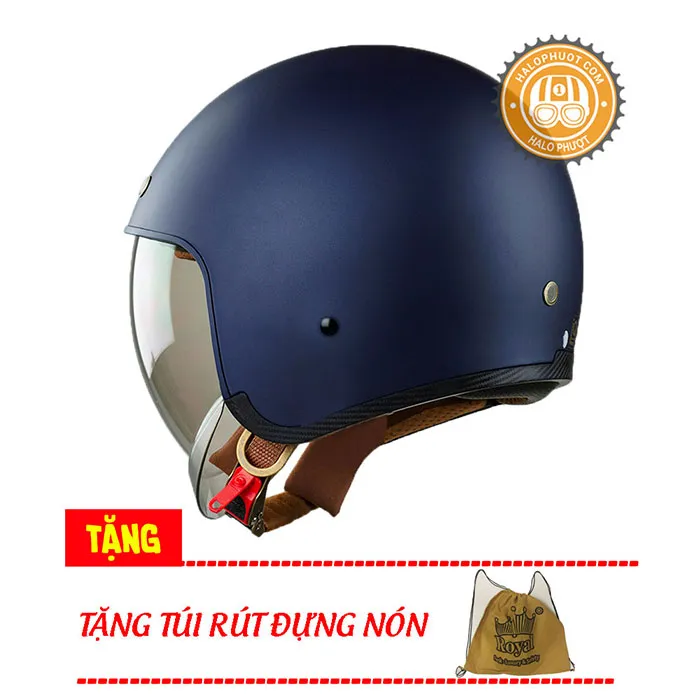 Mũ bảo hiểm Royal M139 kính âm Mực Nhám 