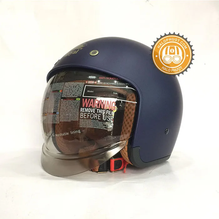 Mũ bảo hiểm Royal M139 kính âm Mực Nhám 